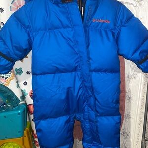 Columbia Vibrant Blue Winter Snowsuit